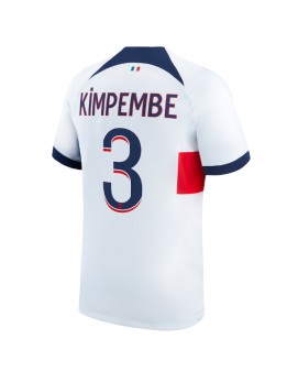 Paris Saint-Germain Presnel Kimpembe #3 Replika Borta Kläder 2023-24 Kortärmad